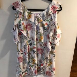 Parker cold shoulder dress